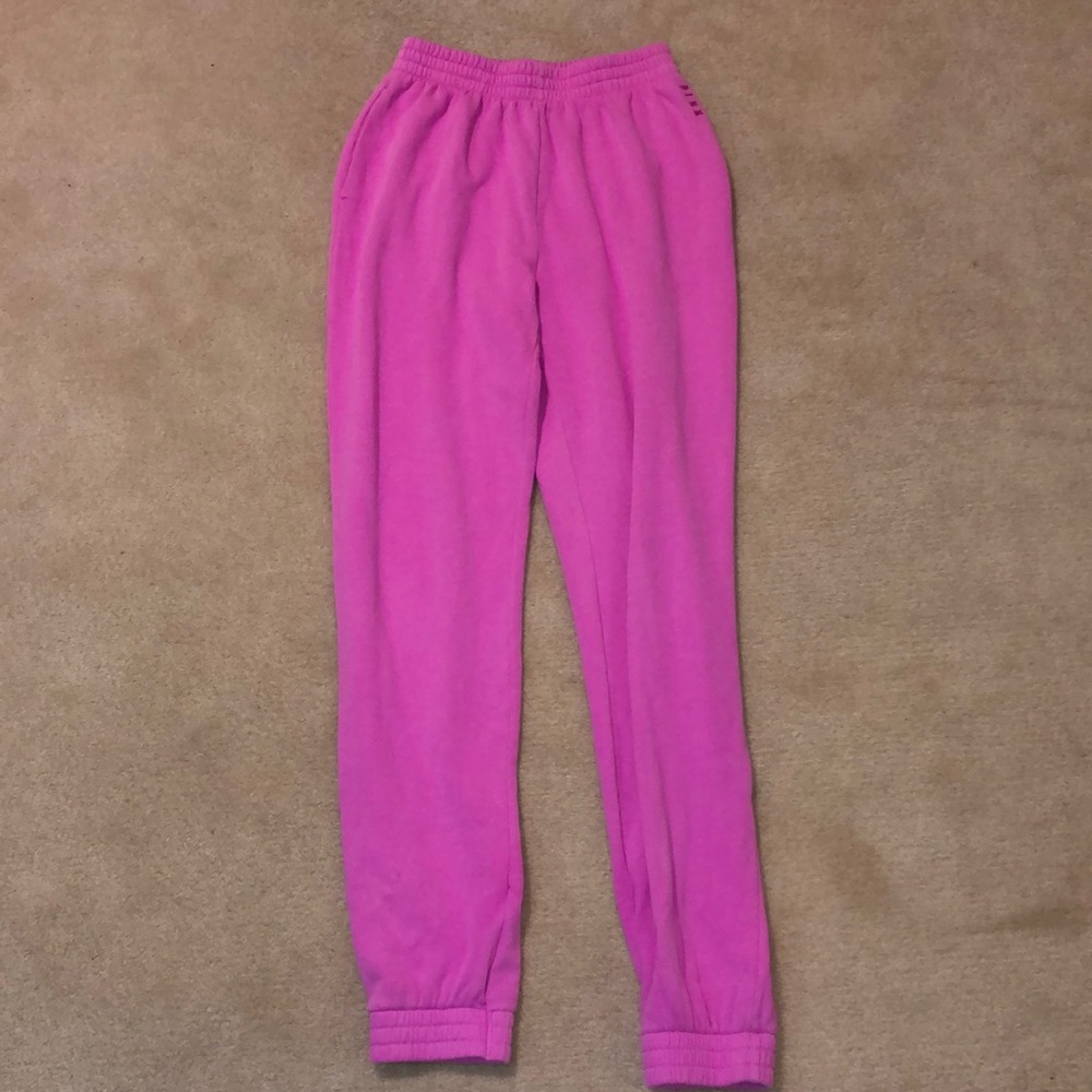 hot pink sweats